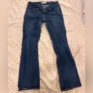 vintage levi’s low waisted bootcut jeans!